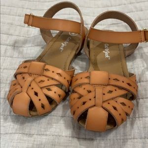Girls brown sandals